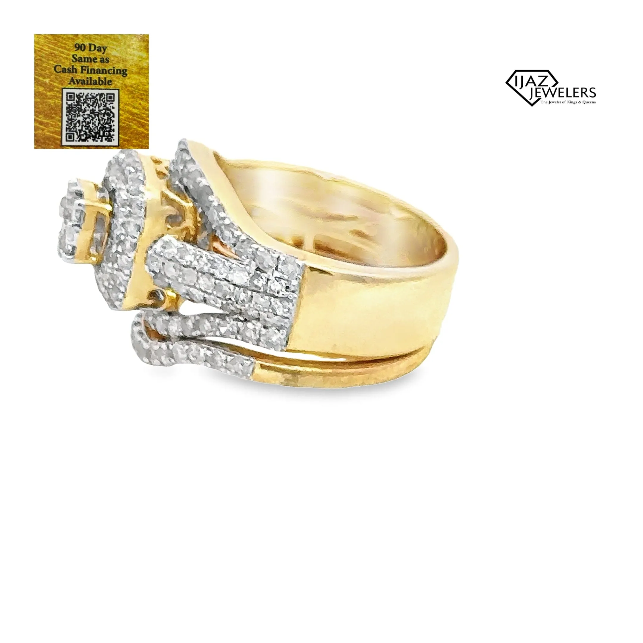 10K Gold 1.63 CTW Diamond Ladies Engagement Set