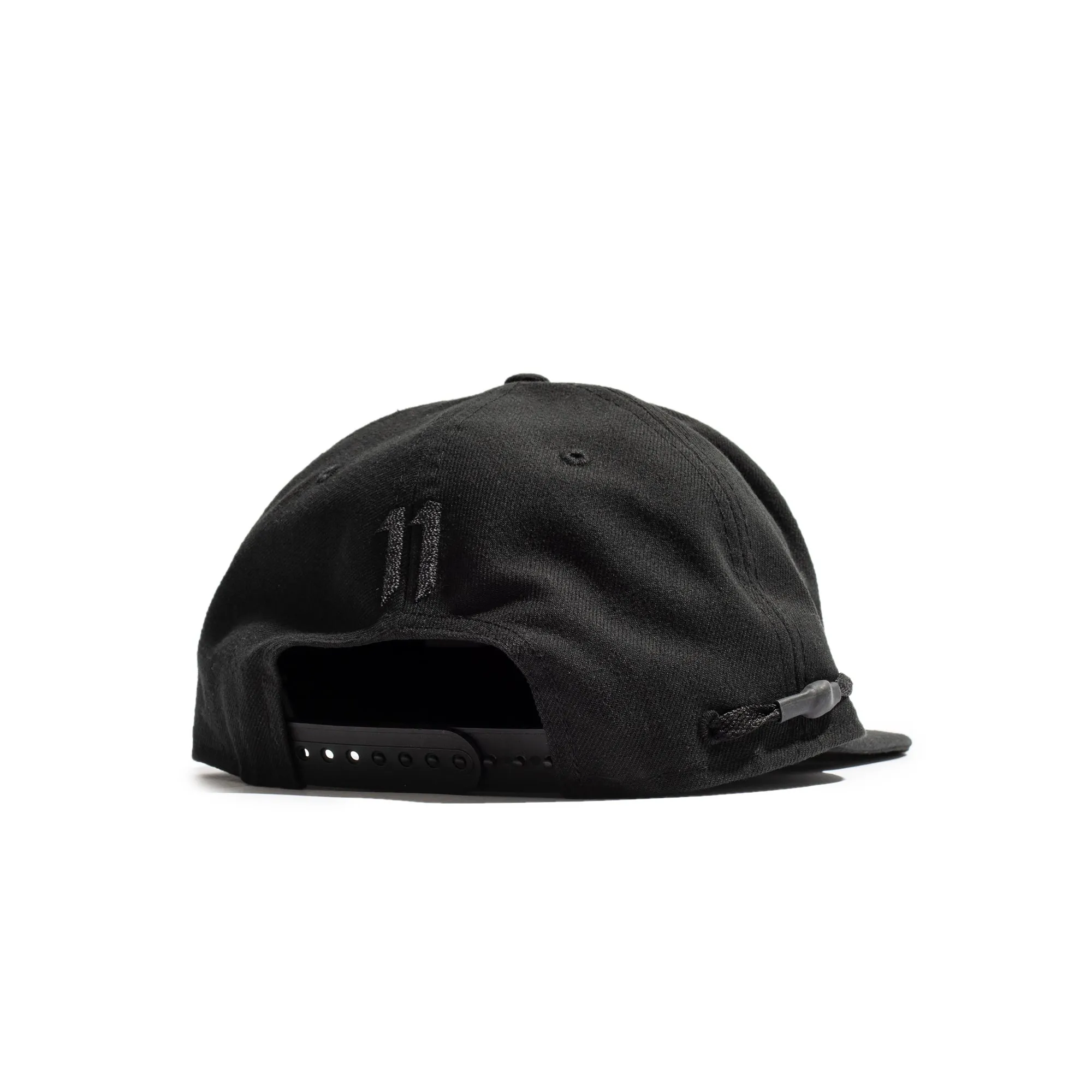 11BBS BLACK SNAPBACK HAT