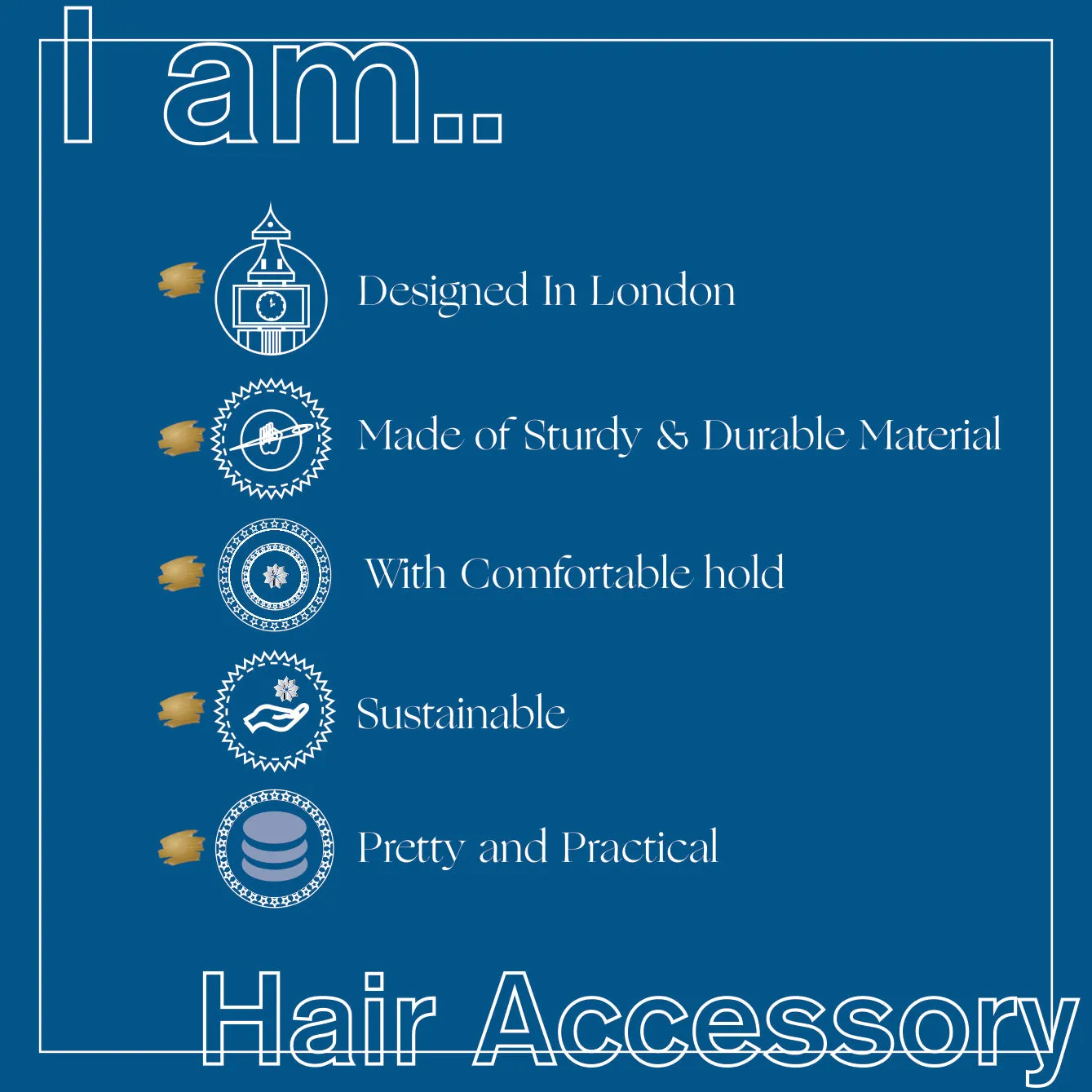 Accessorize London Women's Multi Resin hair slides pack of 5