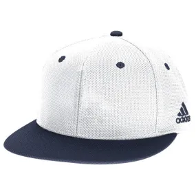 adidas Men's Navy Mesh Flat Visor Flex