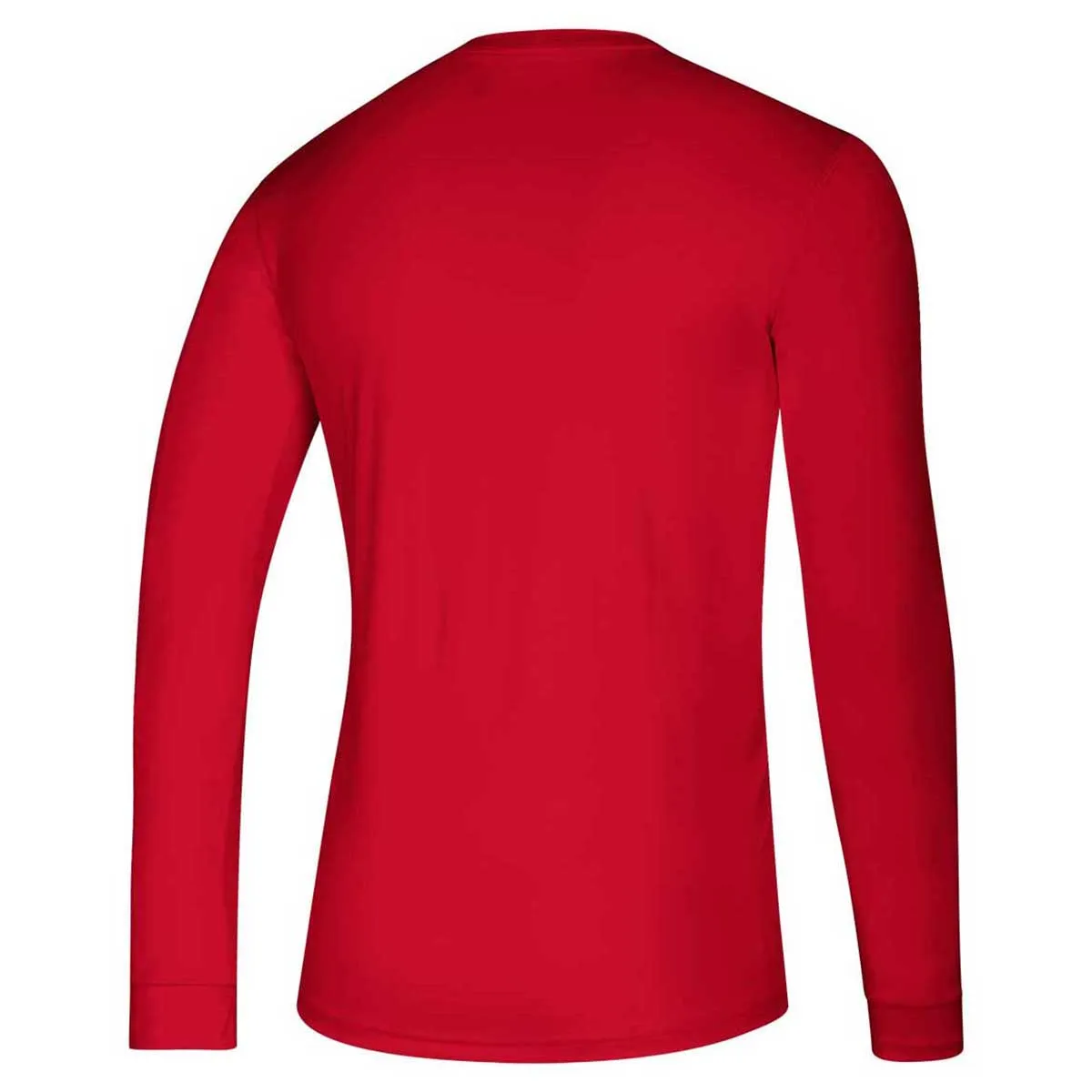 adidas Men's Power Red Creator Long Sleeve Tee