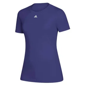 adidas Women's Collegiate Purple Creator Short Sleeve Tee