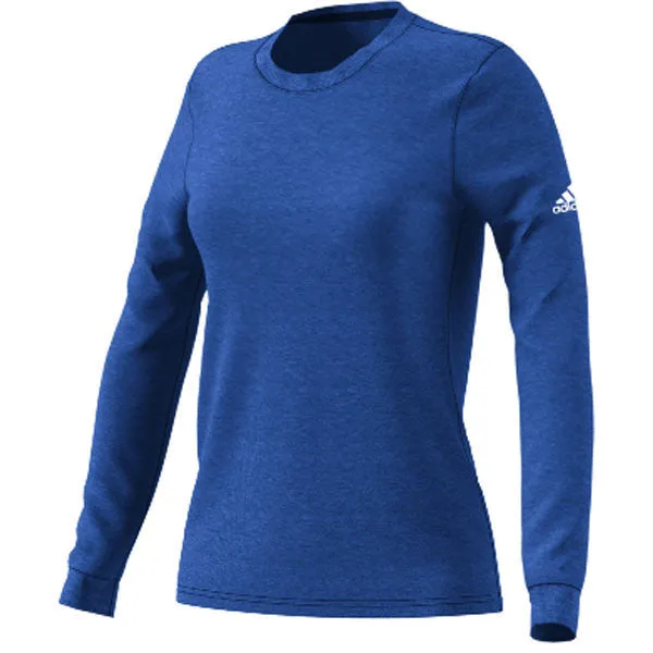 adidas Women's Royal Blue Long Sleeve Go To Perfect Tee