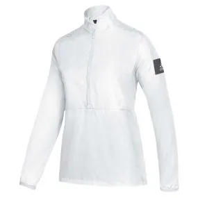 adidas Women's White/Grey Five Game Mode Long Sleeve Quarter Zip