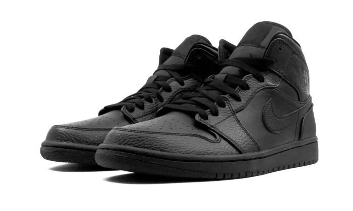 Air Jordan 1 Mid Triple Black