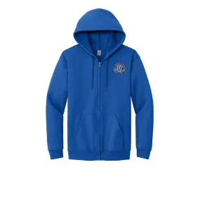 AKC Seal Embroidered Unisex Zipper Hoodie