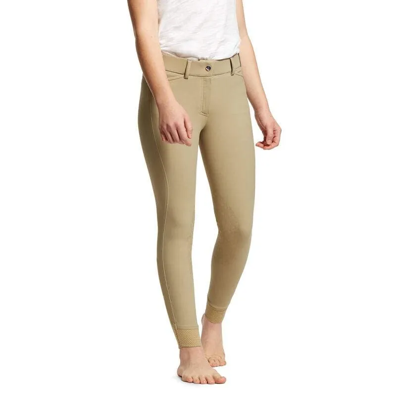 Ariat Youth Tri Factor EQ Grip Breeches Tan