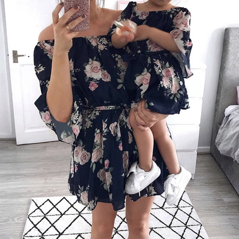 AshoreShop Mother Daughter Family Matching Summer Outfits