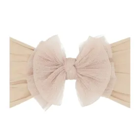 Baby Bling Tulle FAB Headband - Pleated Blush