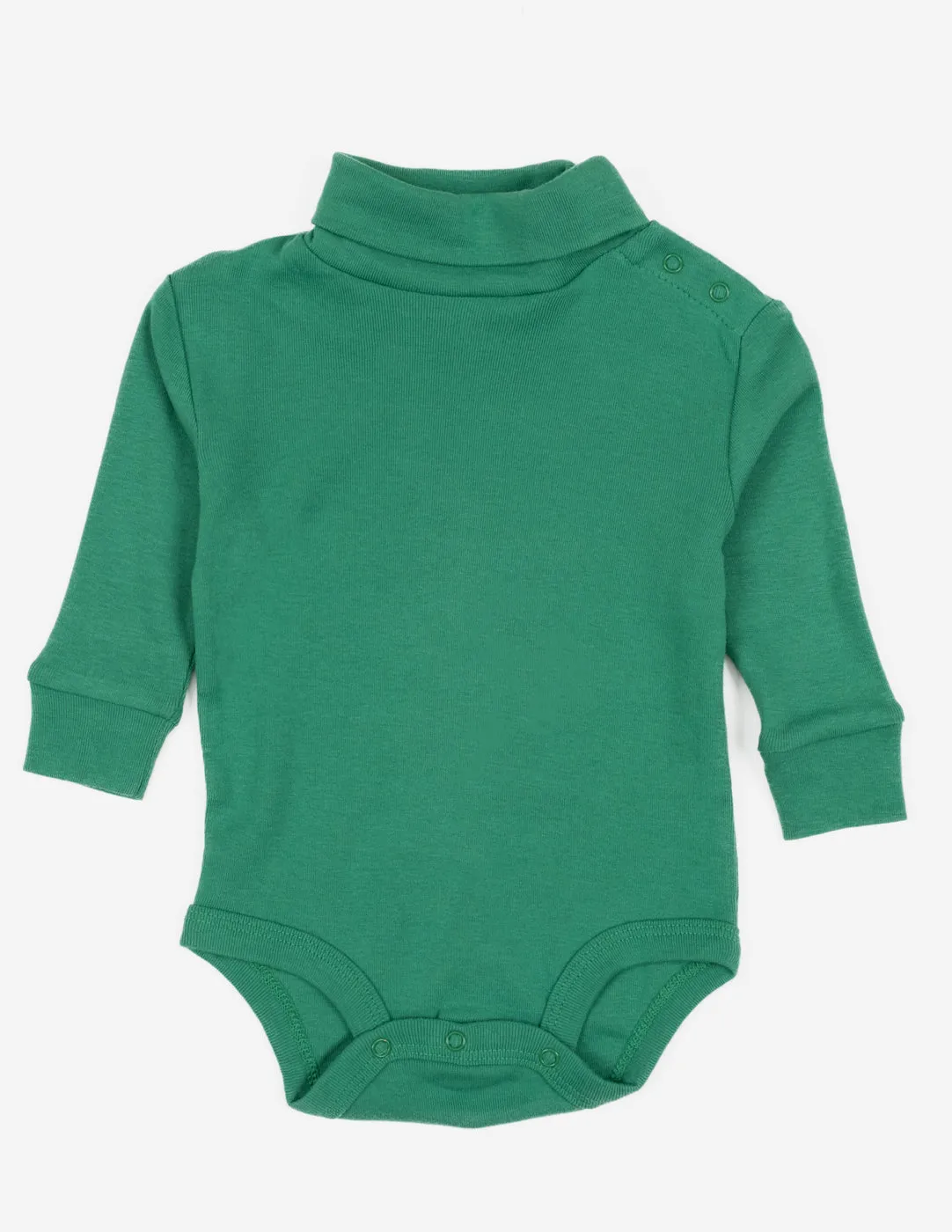 Baby Cotton Turtleneck Bodysuit