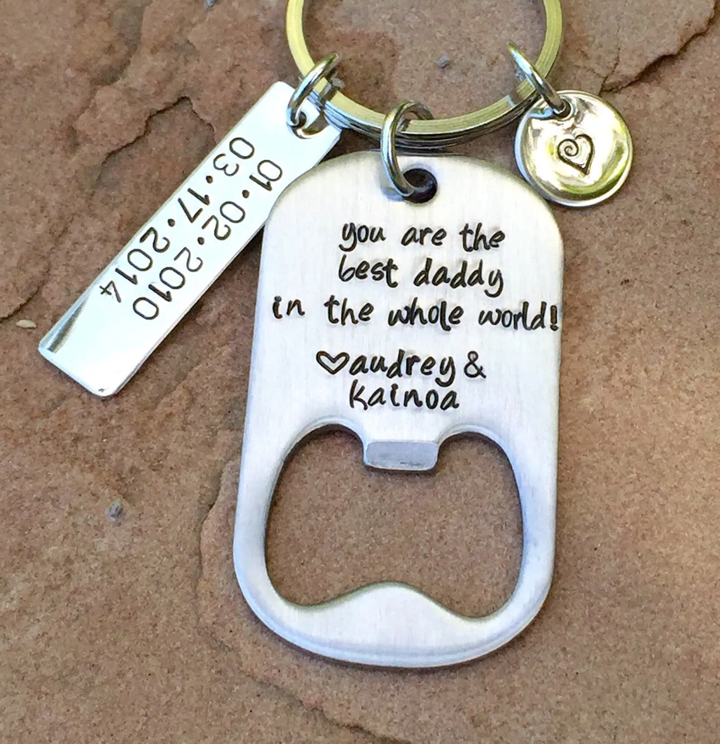 Best Daddy Keychain