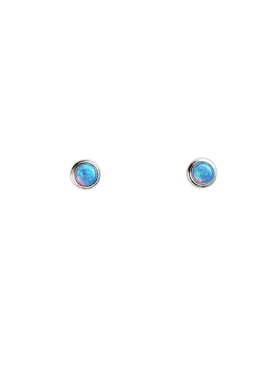 Blue Opal Bezel Posts