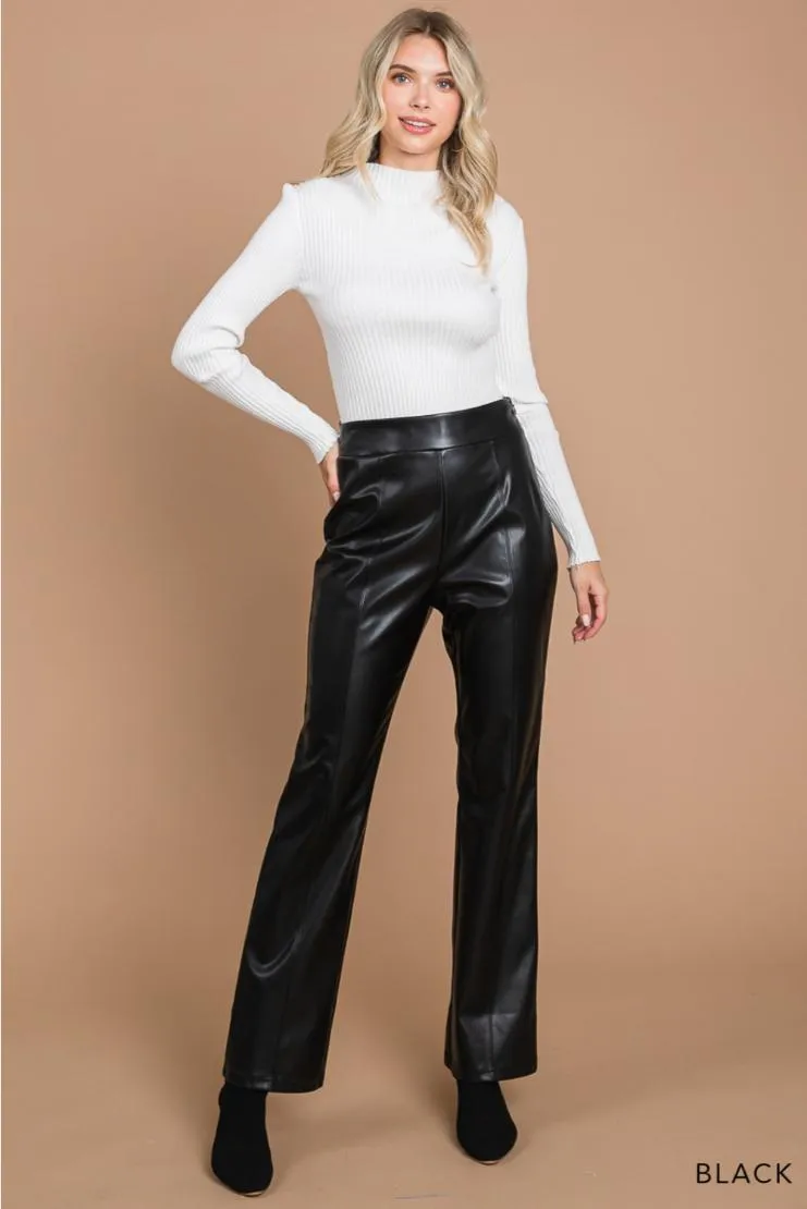 Bobby Faux Leather Pants