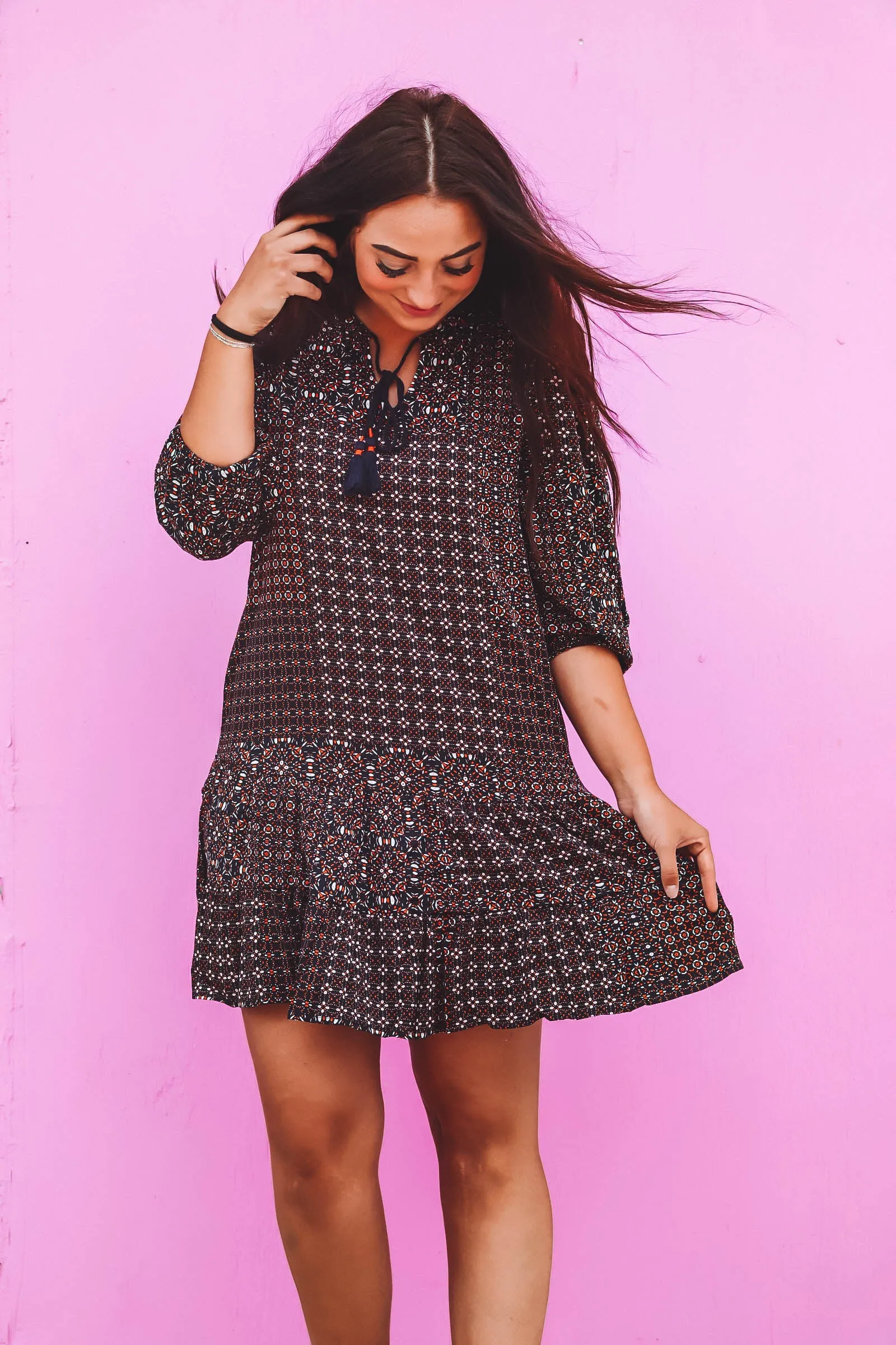 Boho Shift Dress by Liverpool