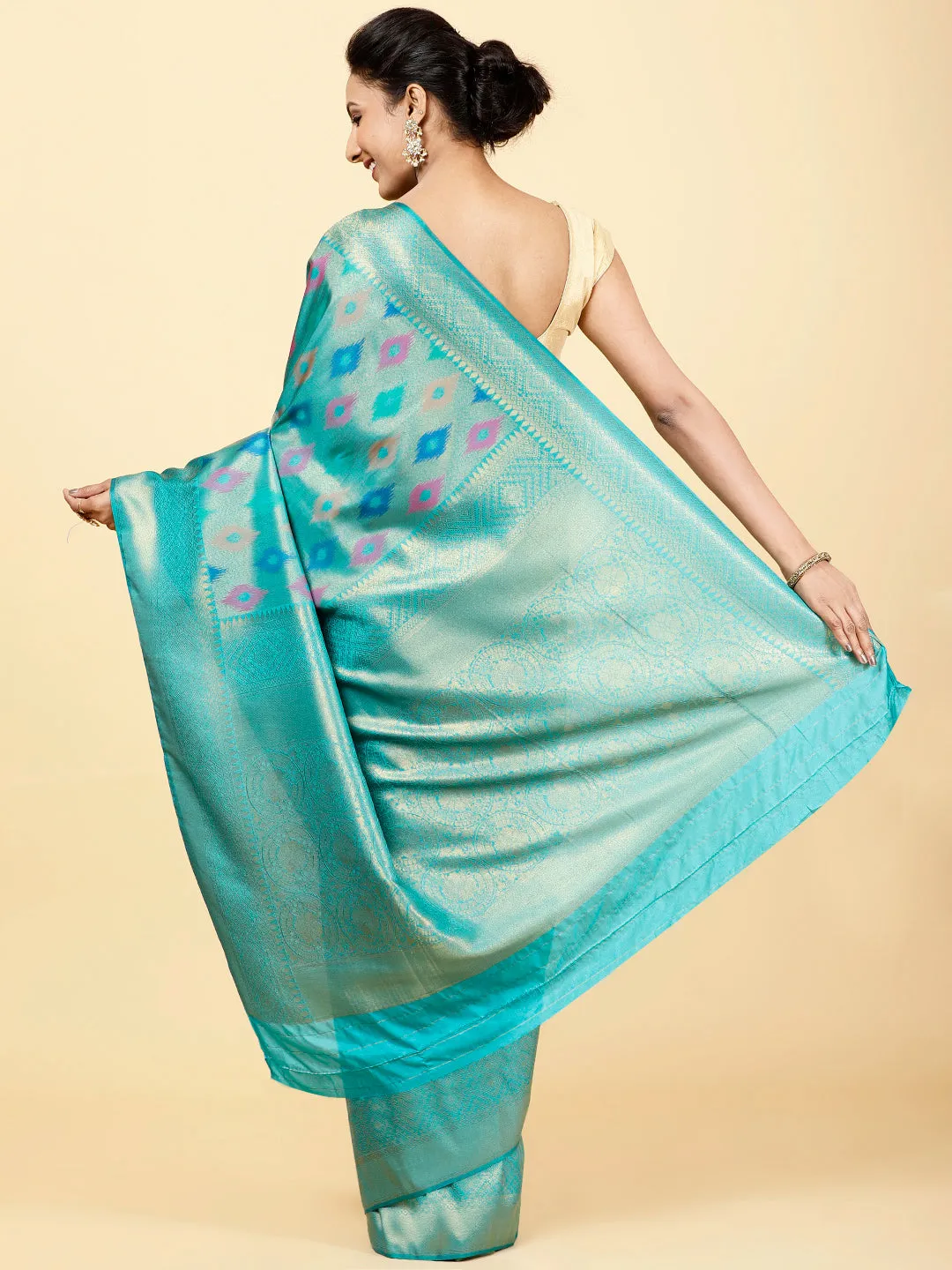 Brocade Handloom Woven Saree