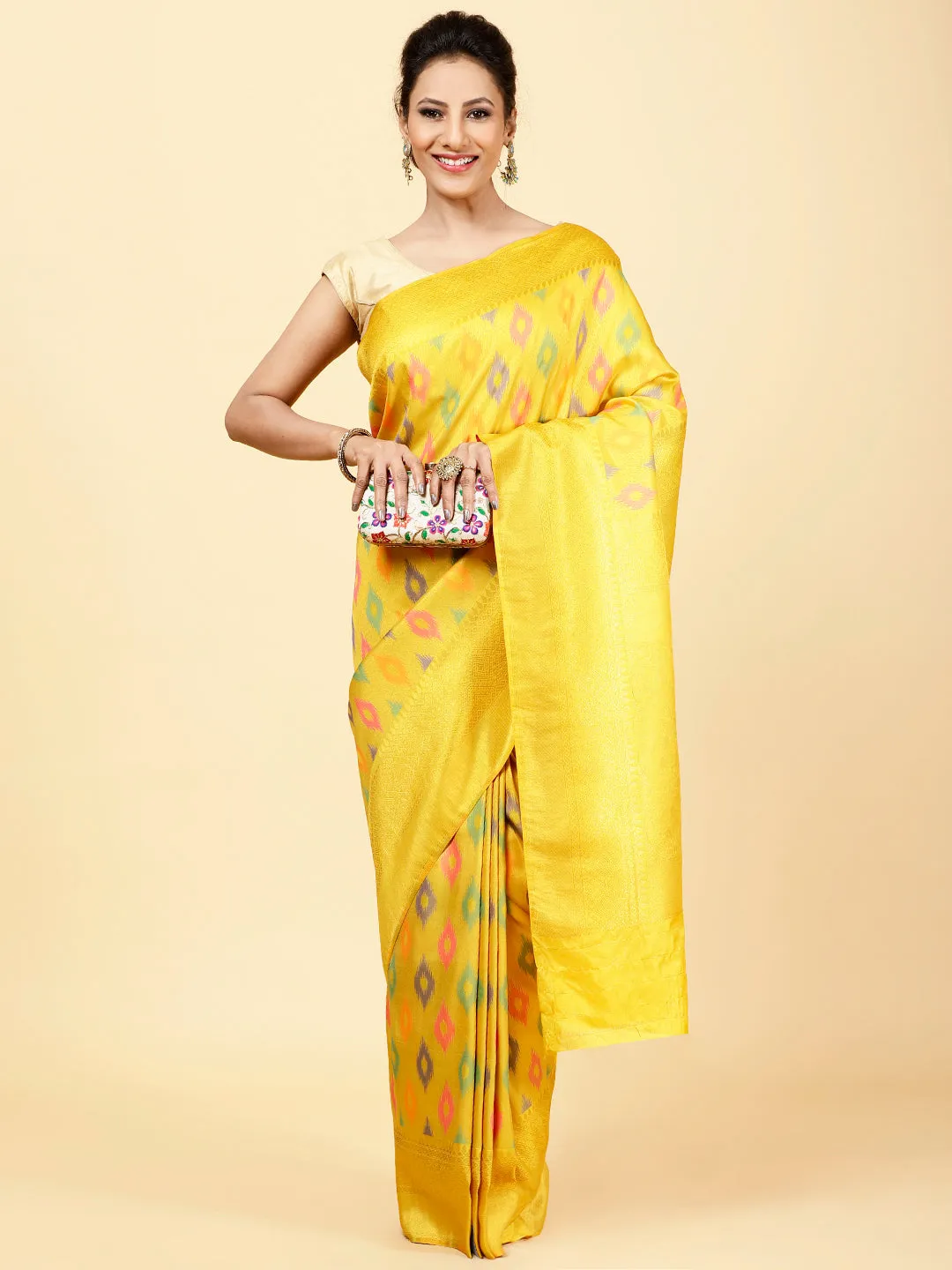 Brocade Handloom Woven Saree