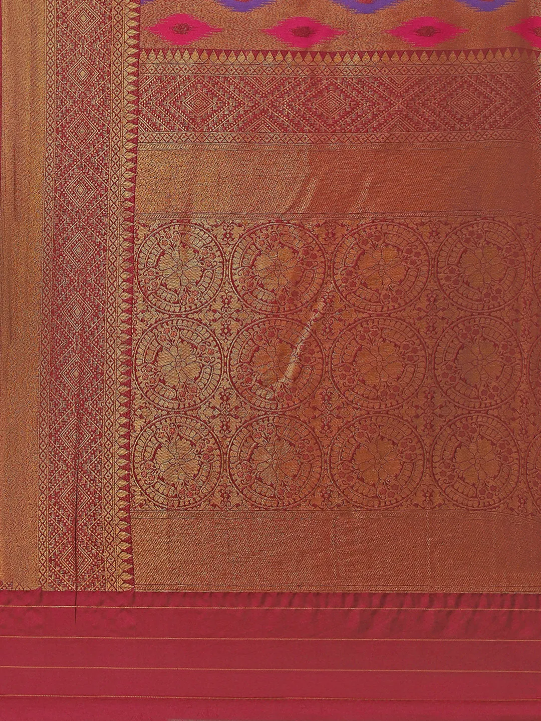 Brocade Handloom Woven Saree