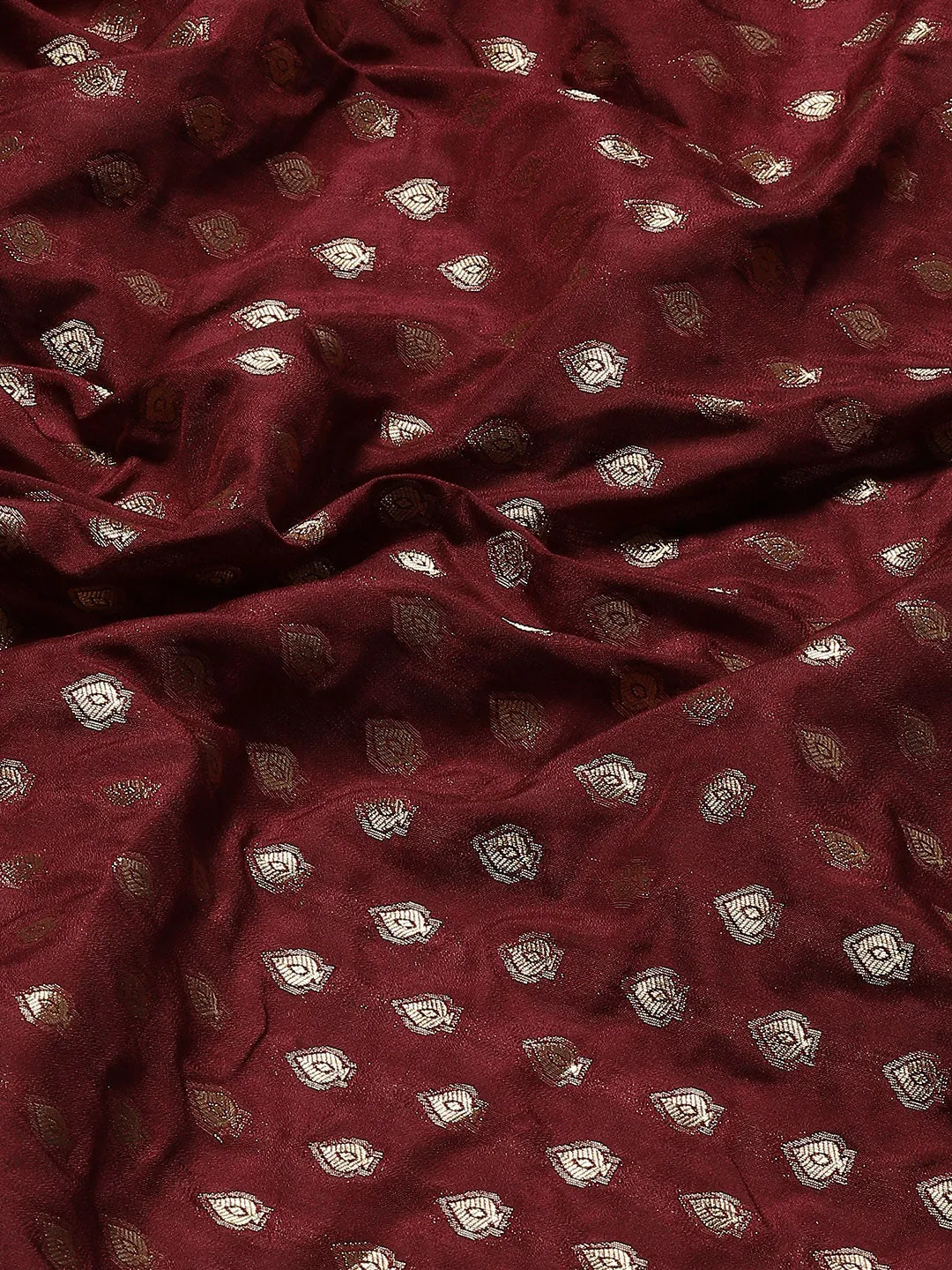 Brocade Zari Jaal Handloom Woven Saree