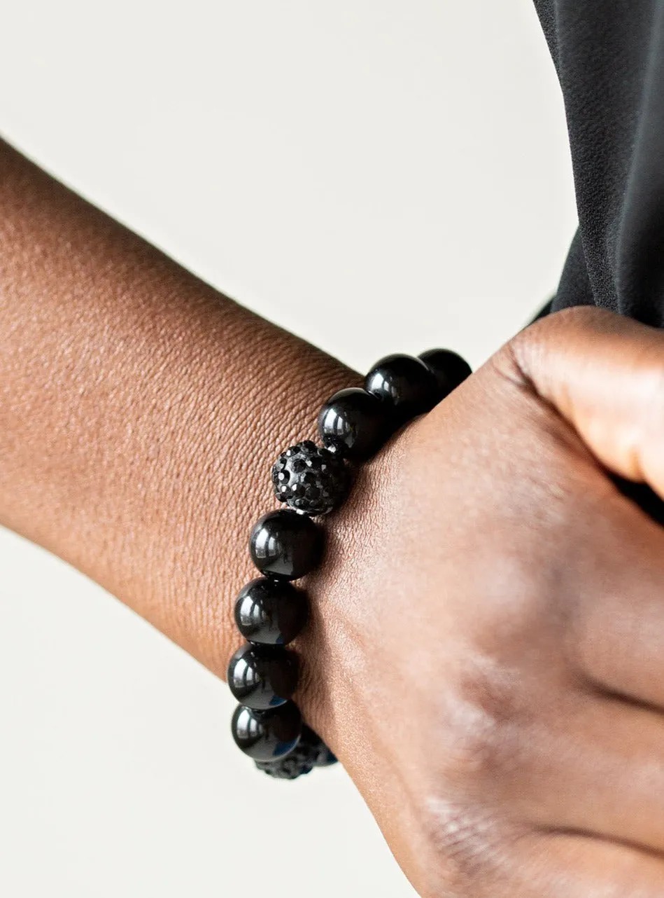 Cake Walk Black Bracelet