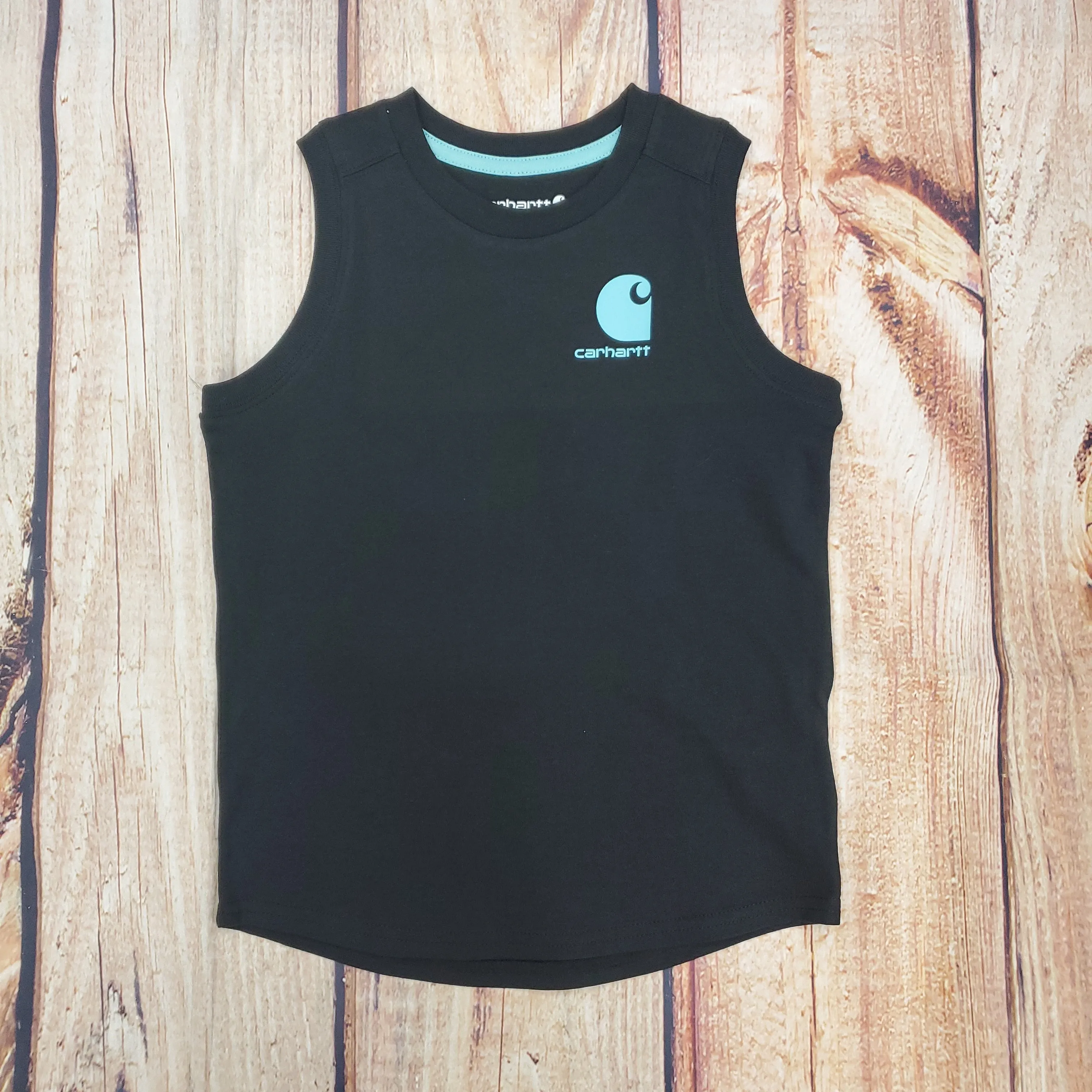 CARHARTT FARM SUNSET BLACK SLEEVELESS TANK