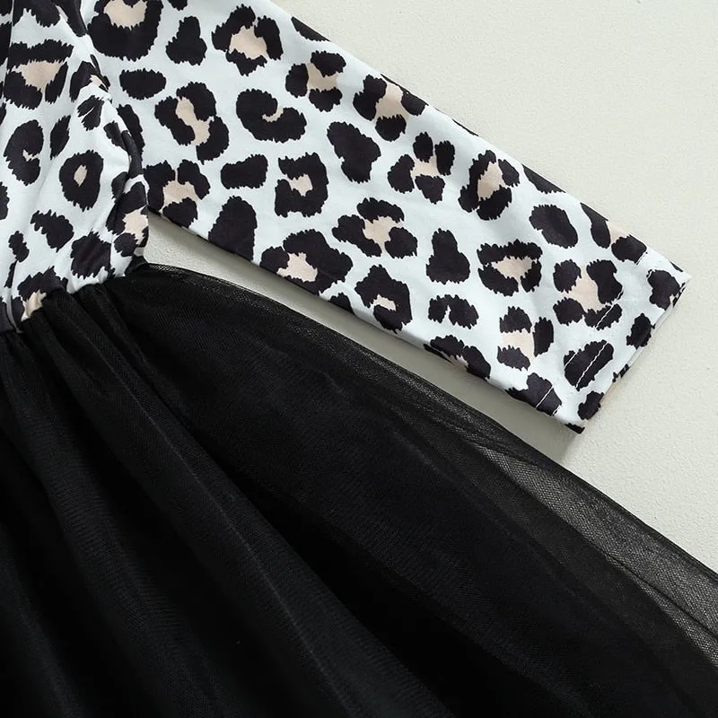 CHEETAH Tulle Dress