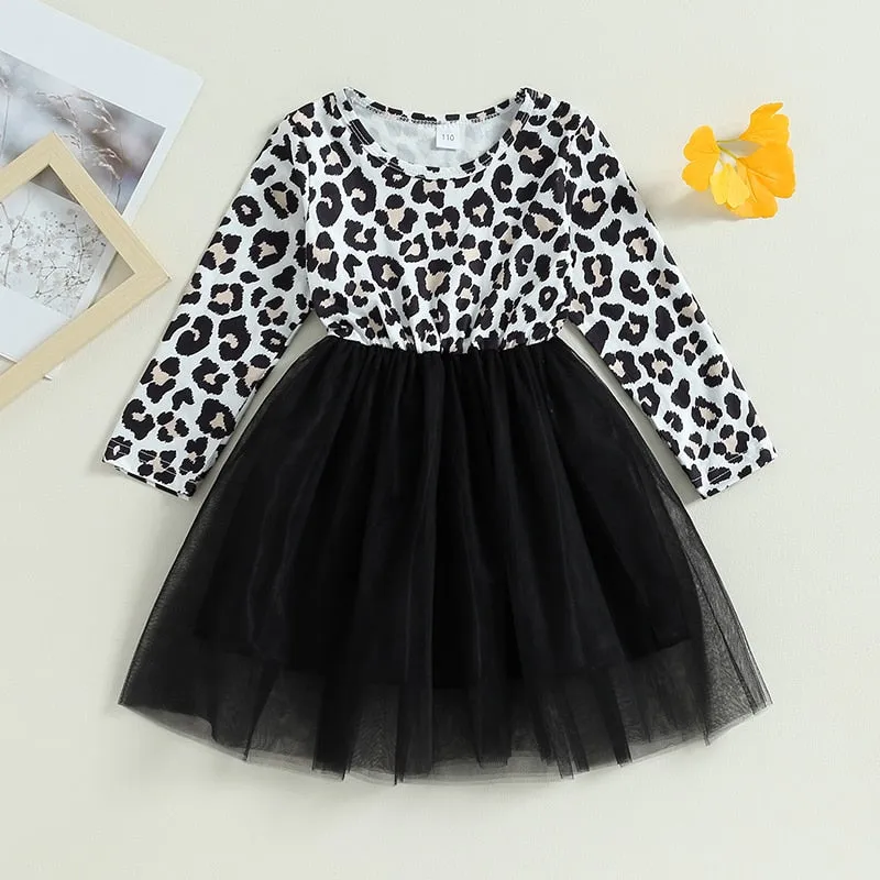 CHEETAH Tulle Dress