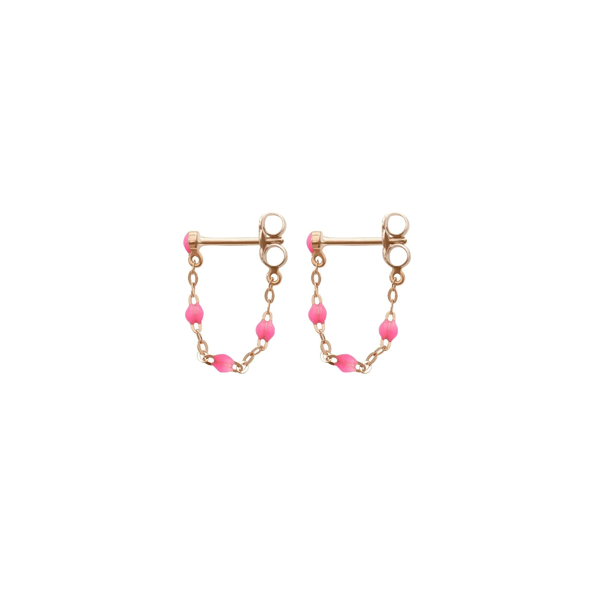 Classic Gigi Pink earrings, Rose Gold