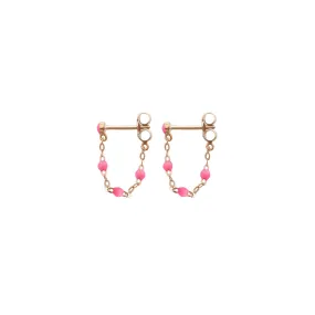 Classic Gigi Pink earrings, Rose Gold