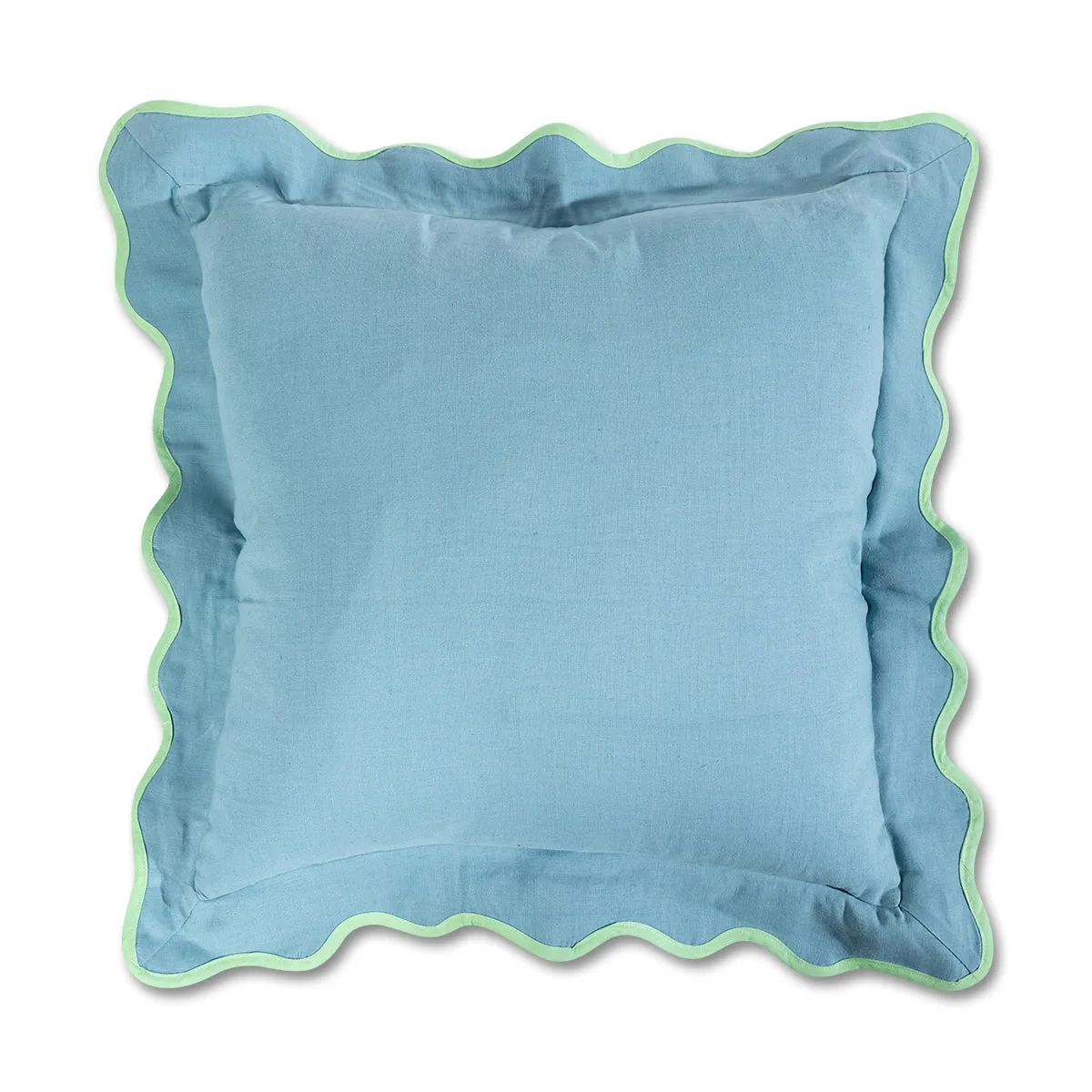 Darcy Linen Pillow - Aqua   Mint