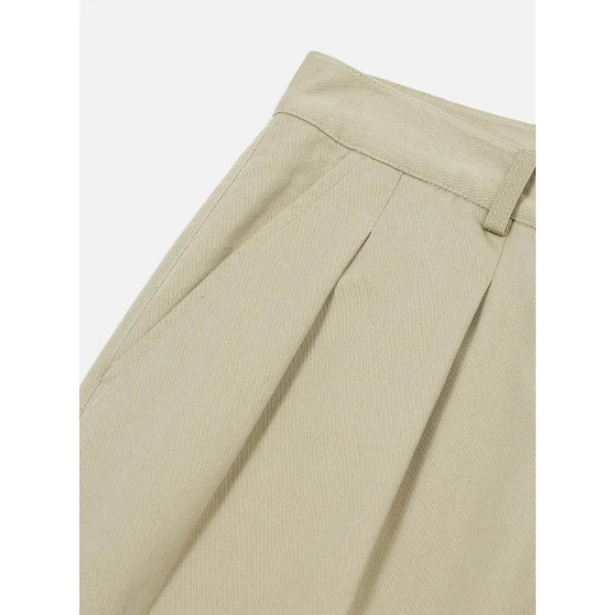 Double Pleat Pant Stone