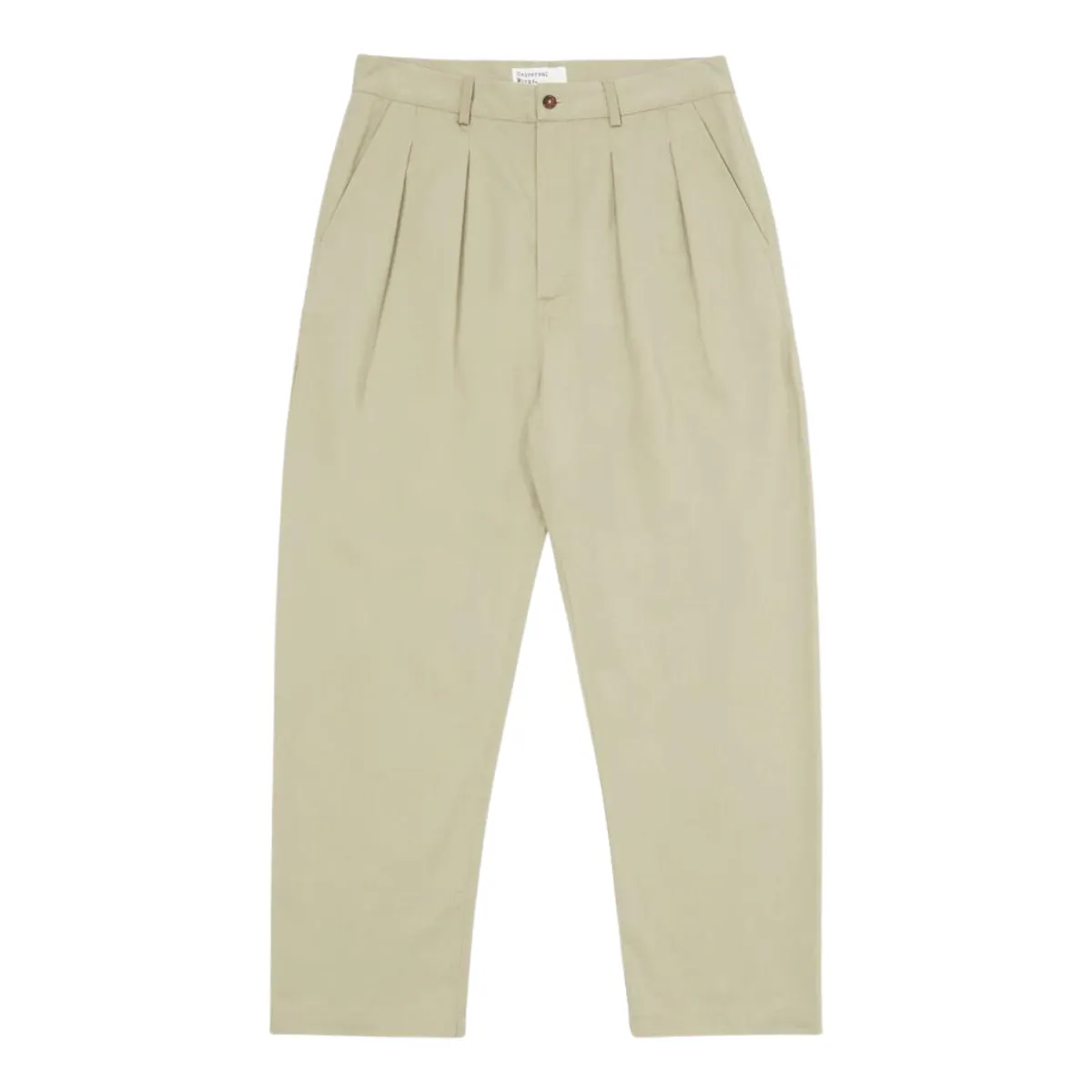 Double Pleat Pant Stone