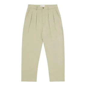 Double Pleat Pant Stone