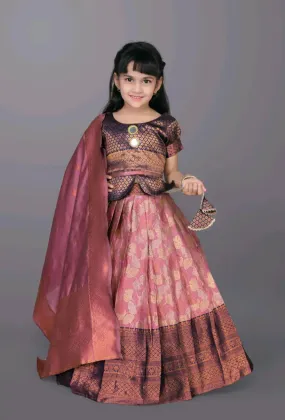 Ethnic Kids Girl Lehenga Choli Dupatta