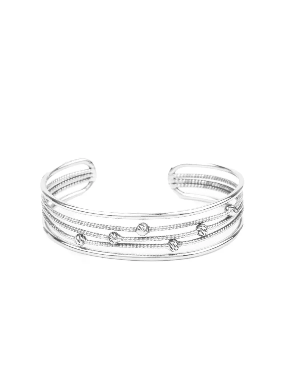 Extra Expressive Silver Bracelet