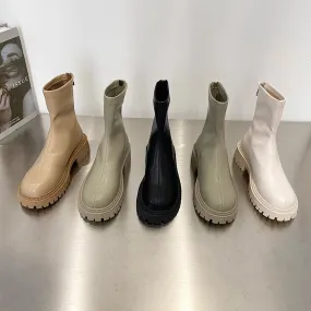 Festival PU Ankle Boots