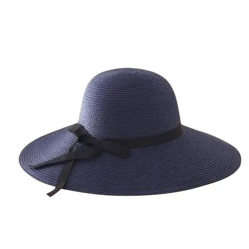 Foldable Floppy Wide Brim Straw Summer Hat