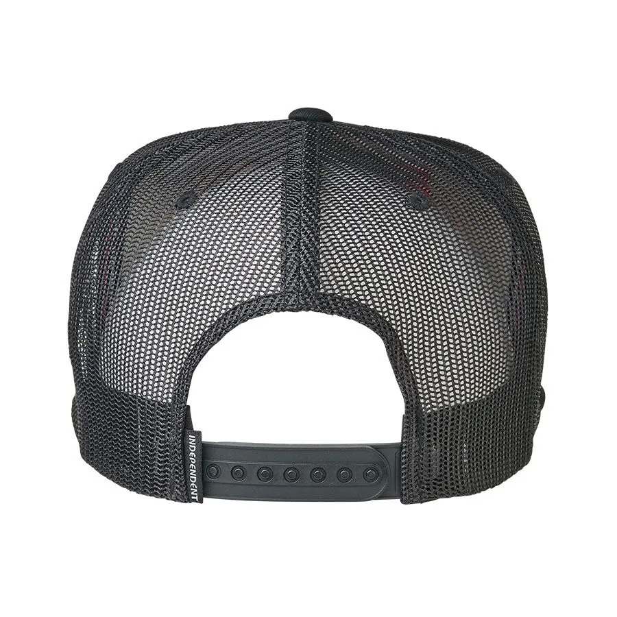 Independent Span Mesh Trucker High Profile Hat Black