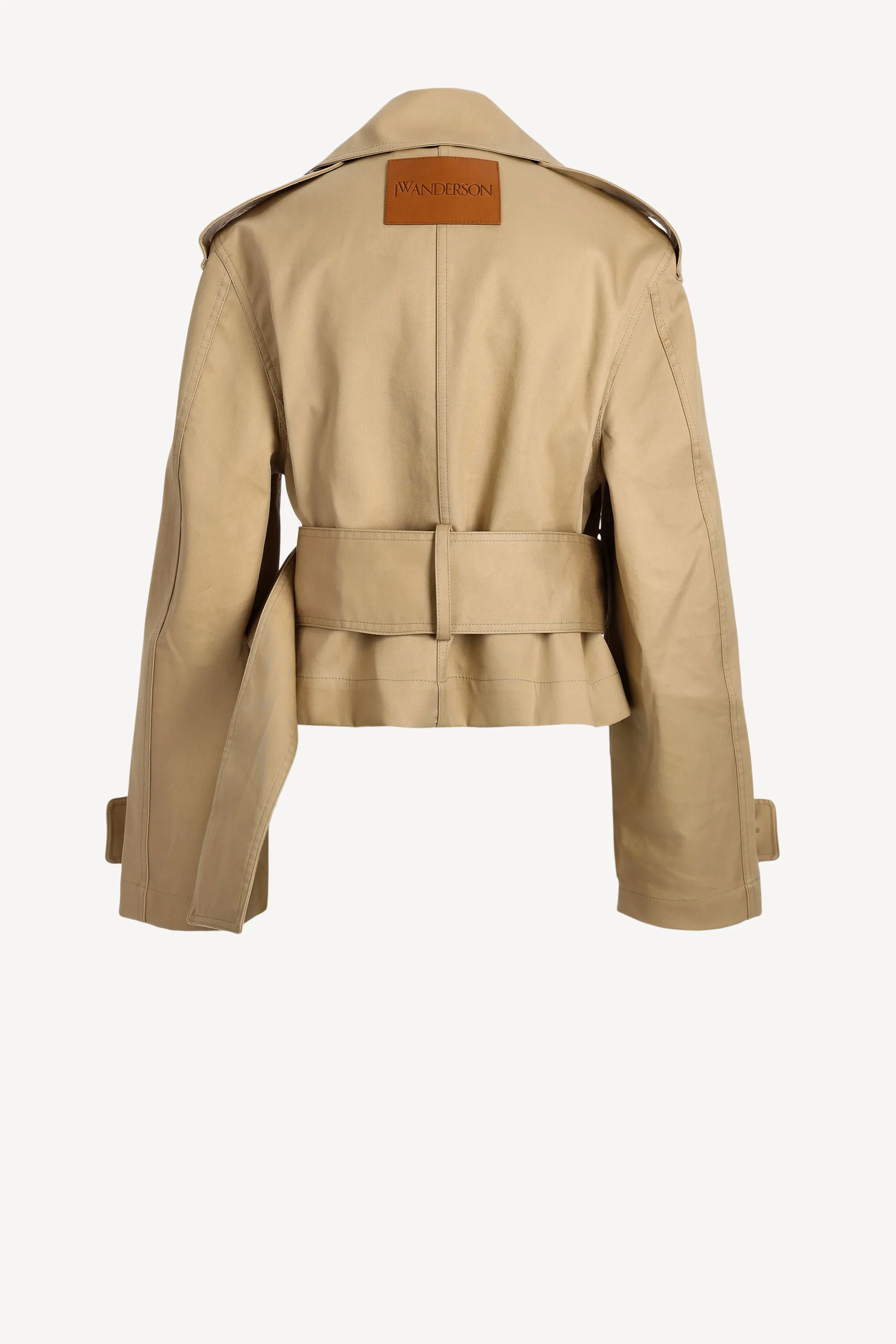 Jacke Wrap Front in Beige