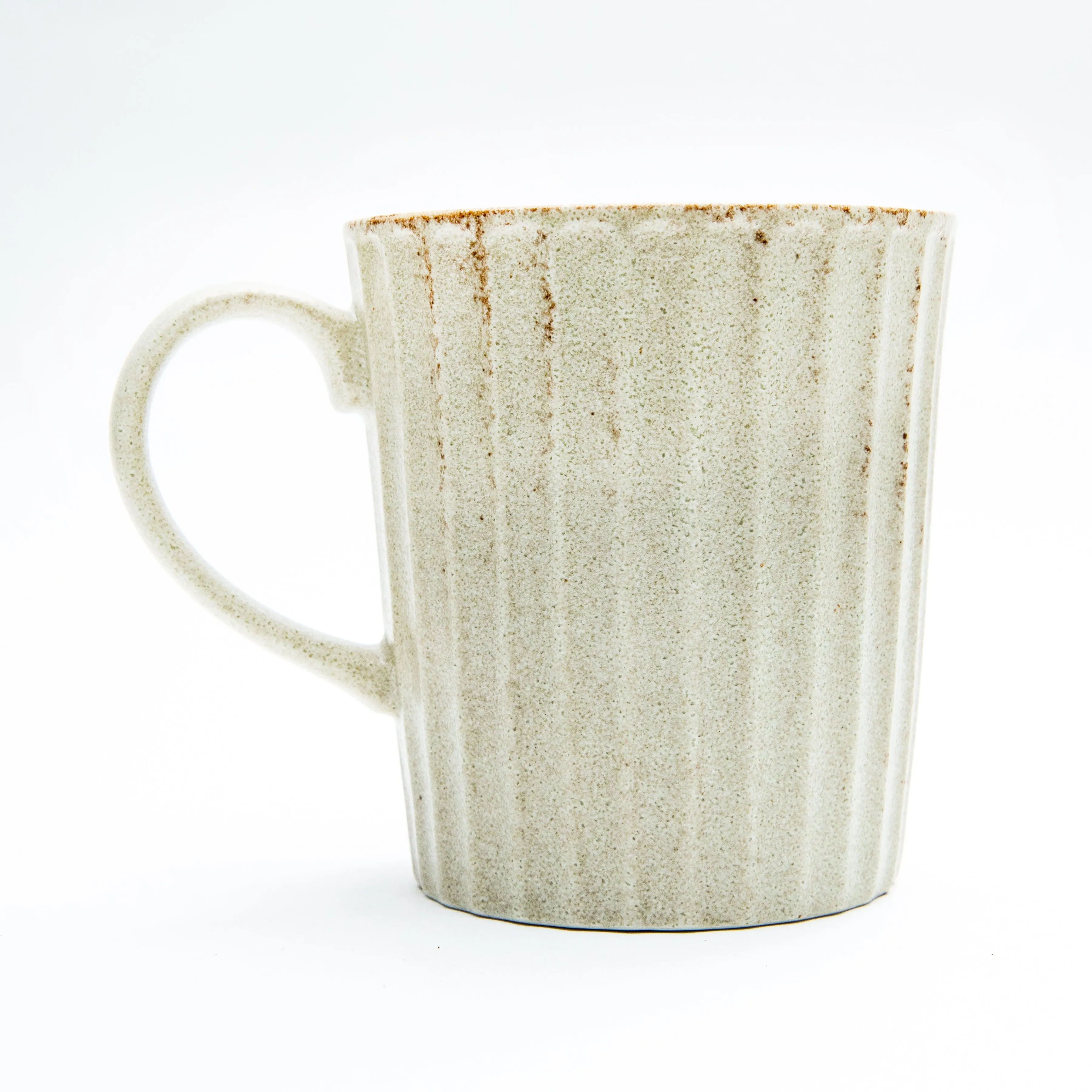 Japanese Sujibori Grownup Pinstripe Texture Color Mug