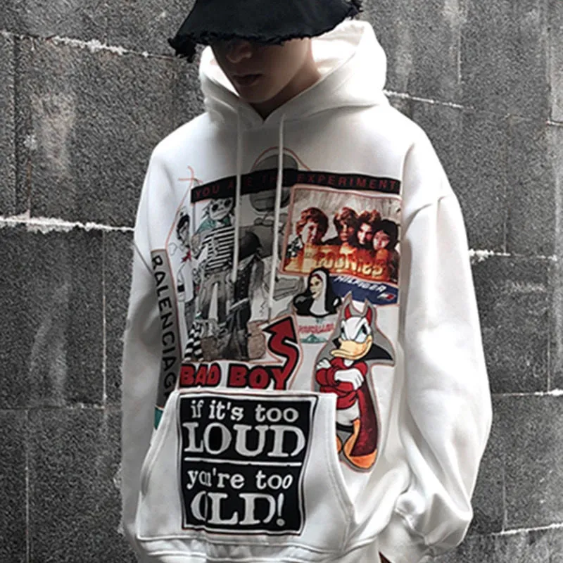 Korean Fashion Gothic Sweatshirt Hoodie