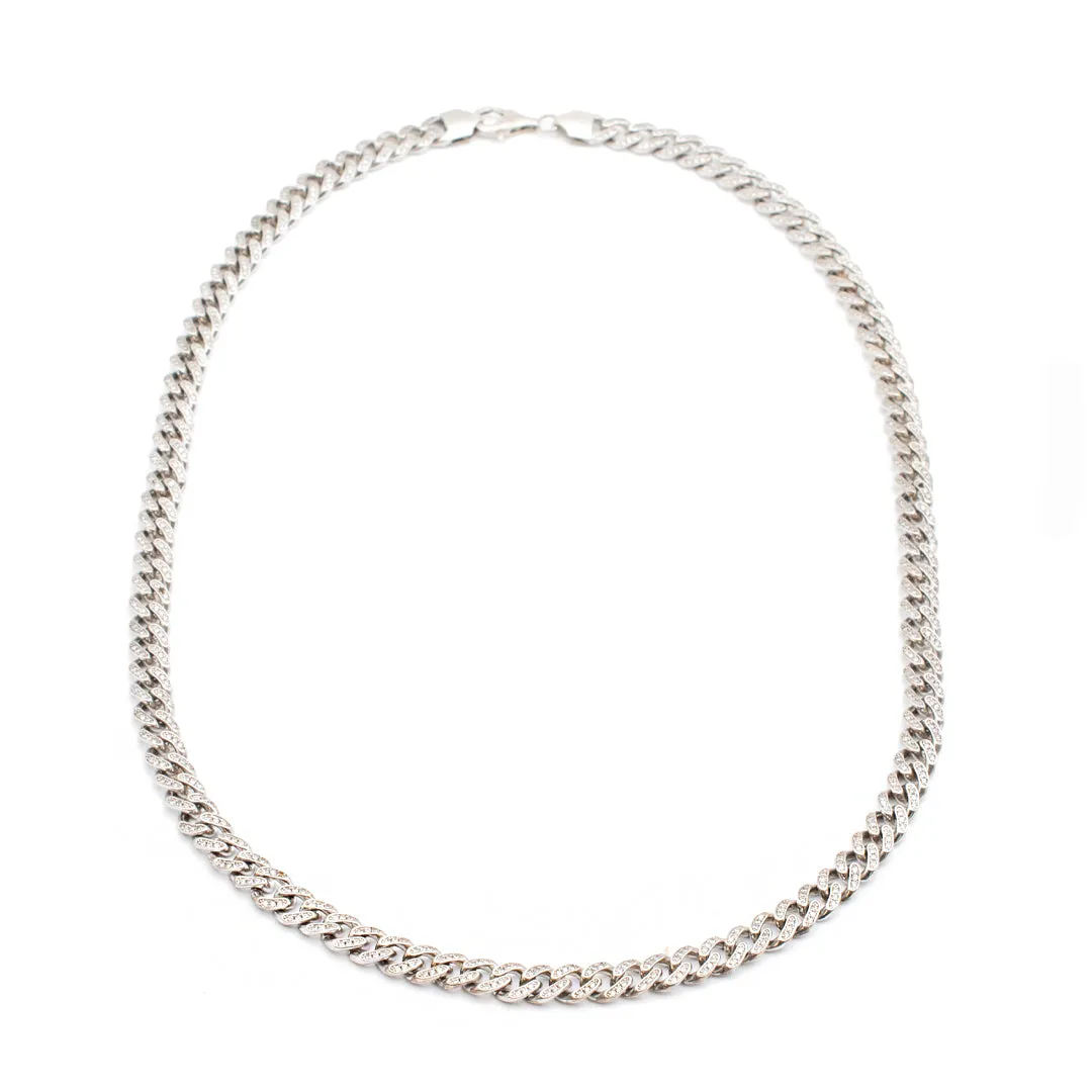 Ladies Sterling Silver Chain Necklace