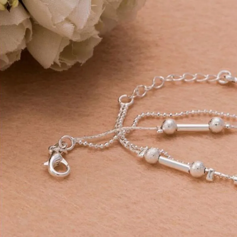 Little Starlight Silver Anklet