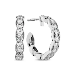 Lorelei Floral Hoop Earrings