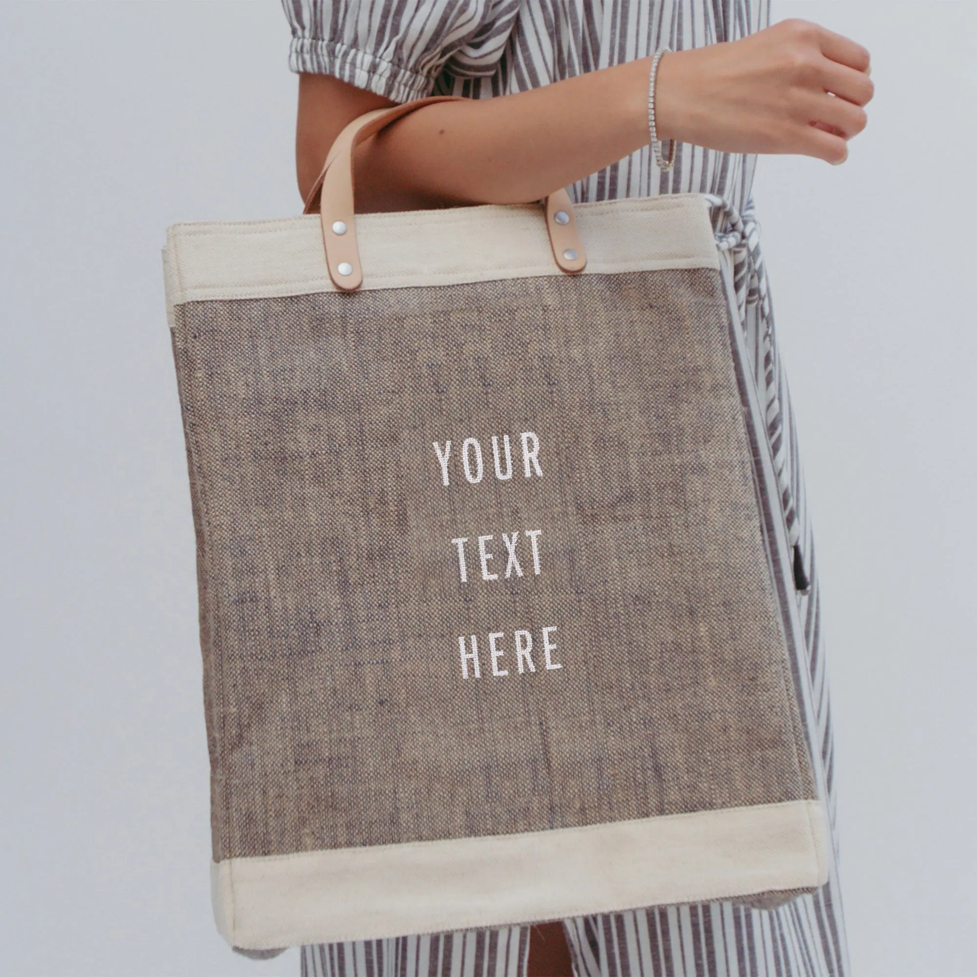 Market Bag in Chambray