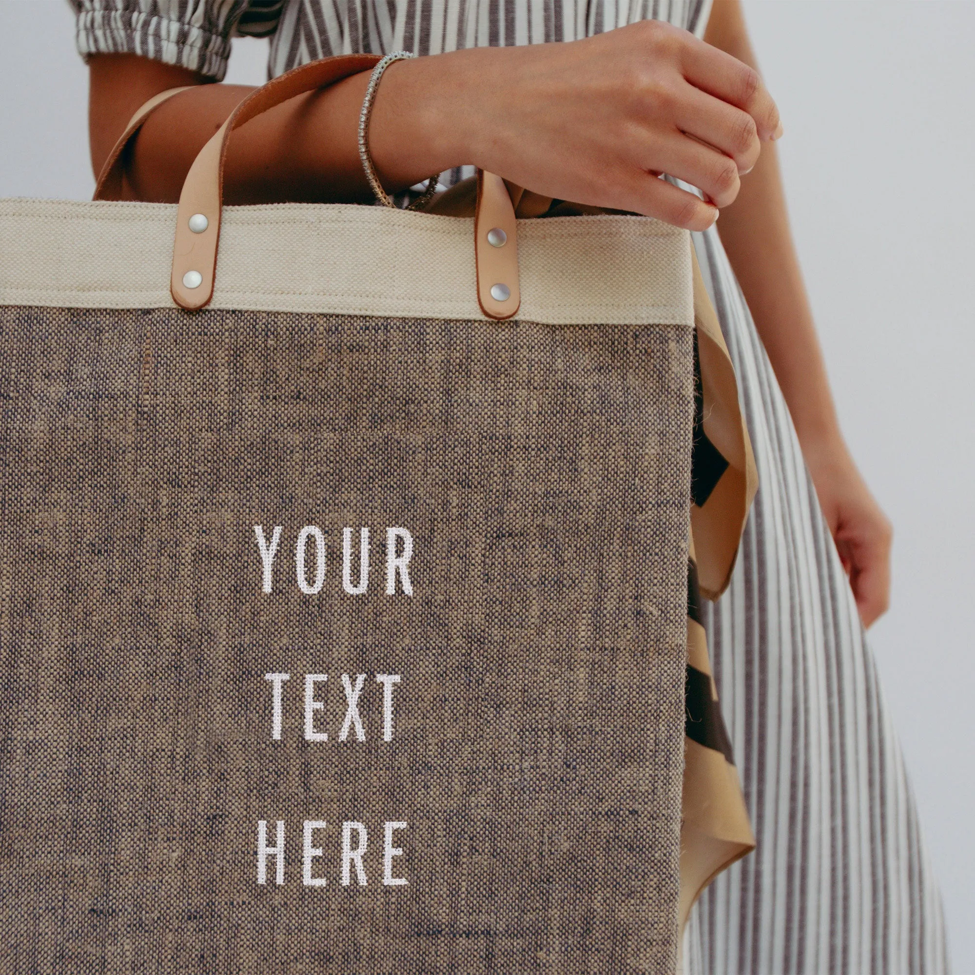 Market Bag in Chambray