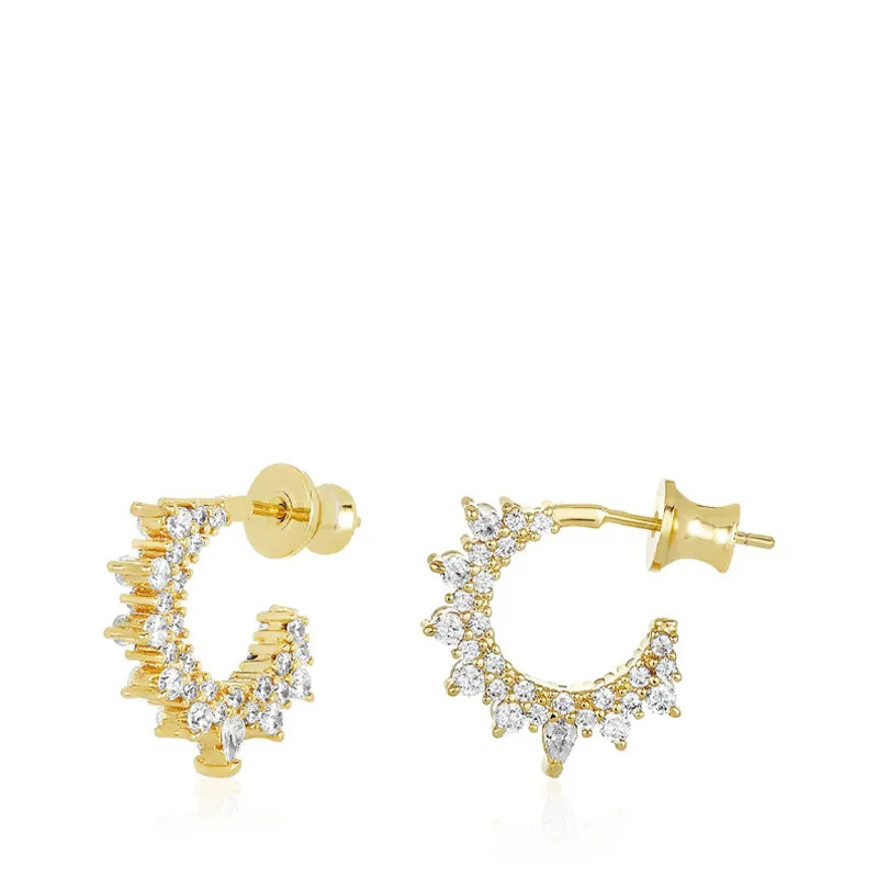 MELINDA MARIA | So F-ing Gorgeous Hoop Earrings