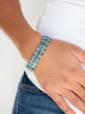 Modern Magnificence Blue Bracelet