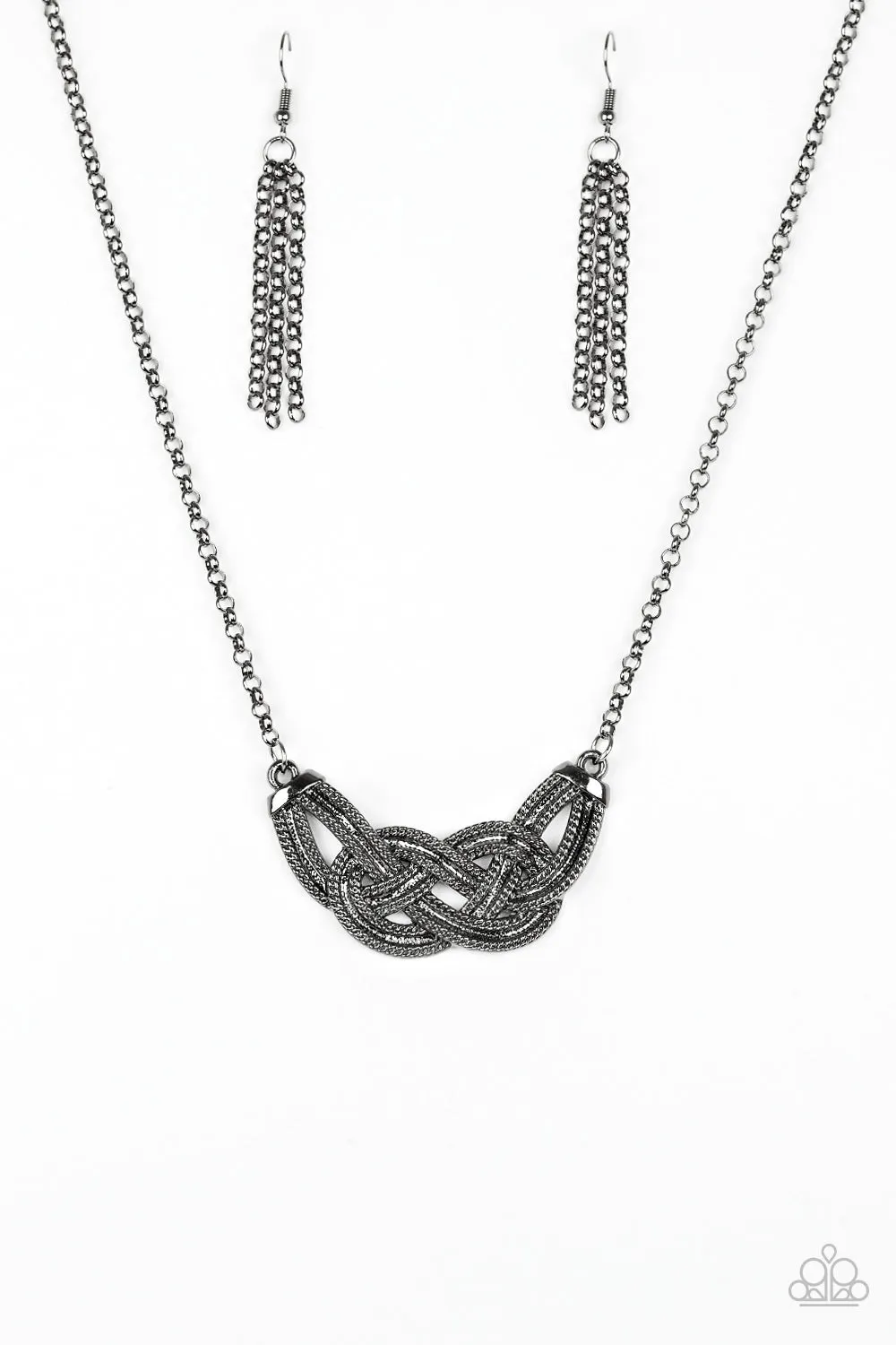 Nautically Naples - Black Necklace