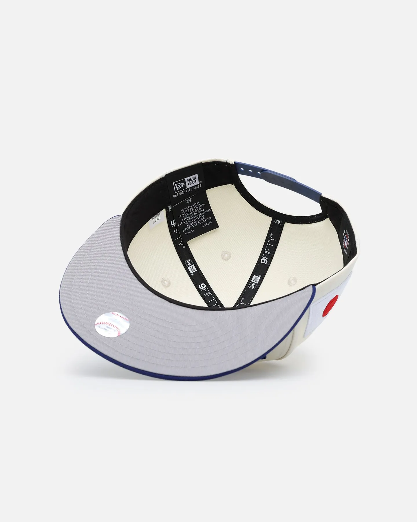 New Era Los Angeles Dodgers 'Japan Pack' Kanji 9FIFTY Snapback Cream/Blue