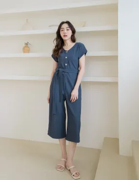 Nikae Jumpsuit in Navy